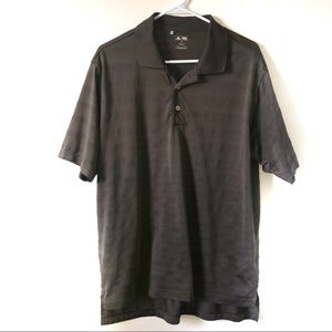 Adidas Striped Golf Polo Shirt